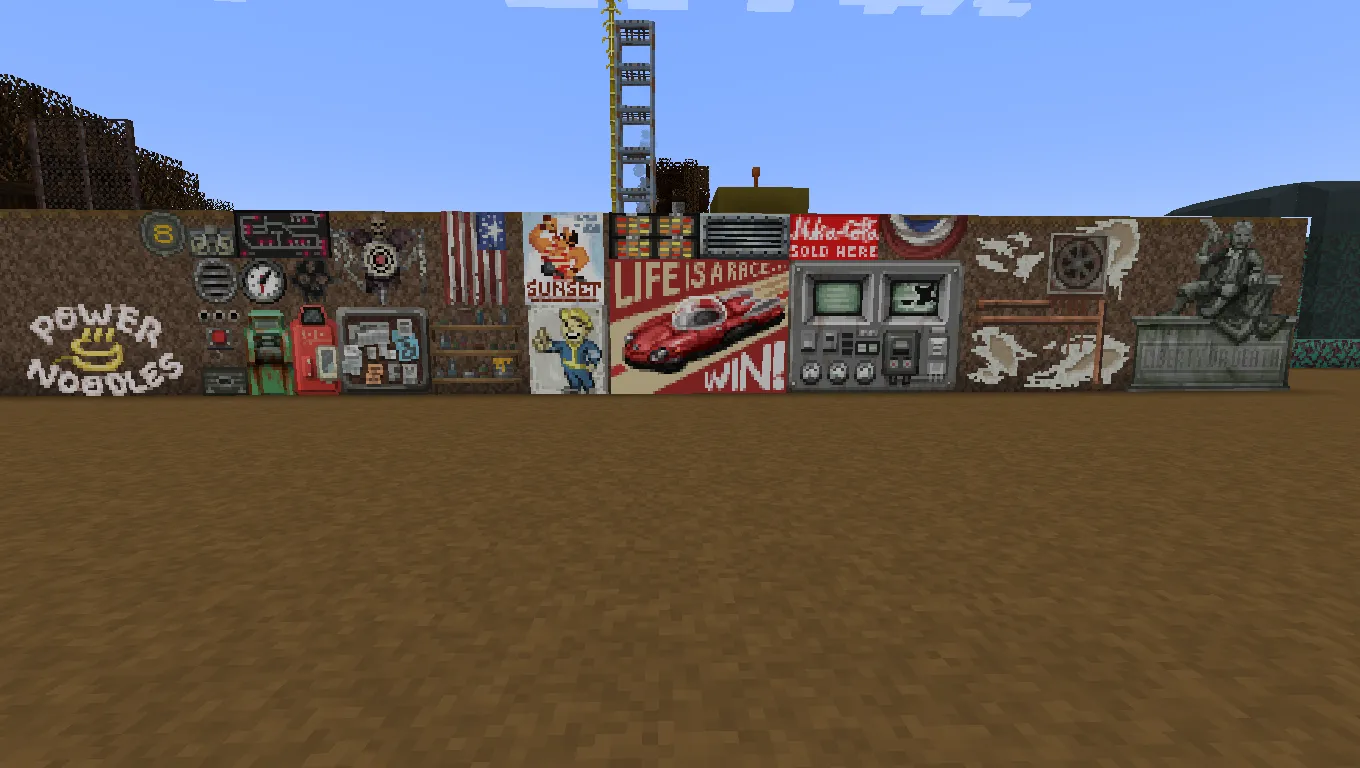 Fallout Mash-Up Textures, Текстуры, Minecraft