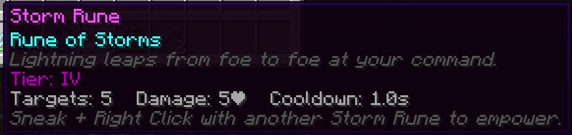 Runes of Power, Моды, Minecraft