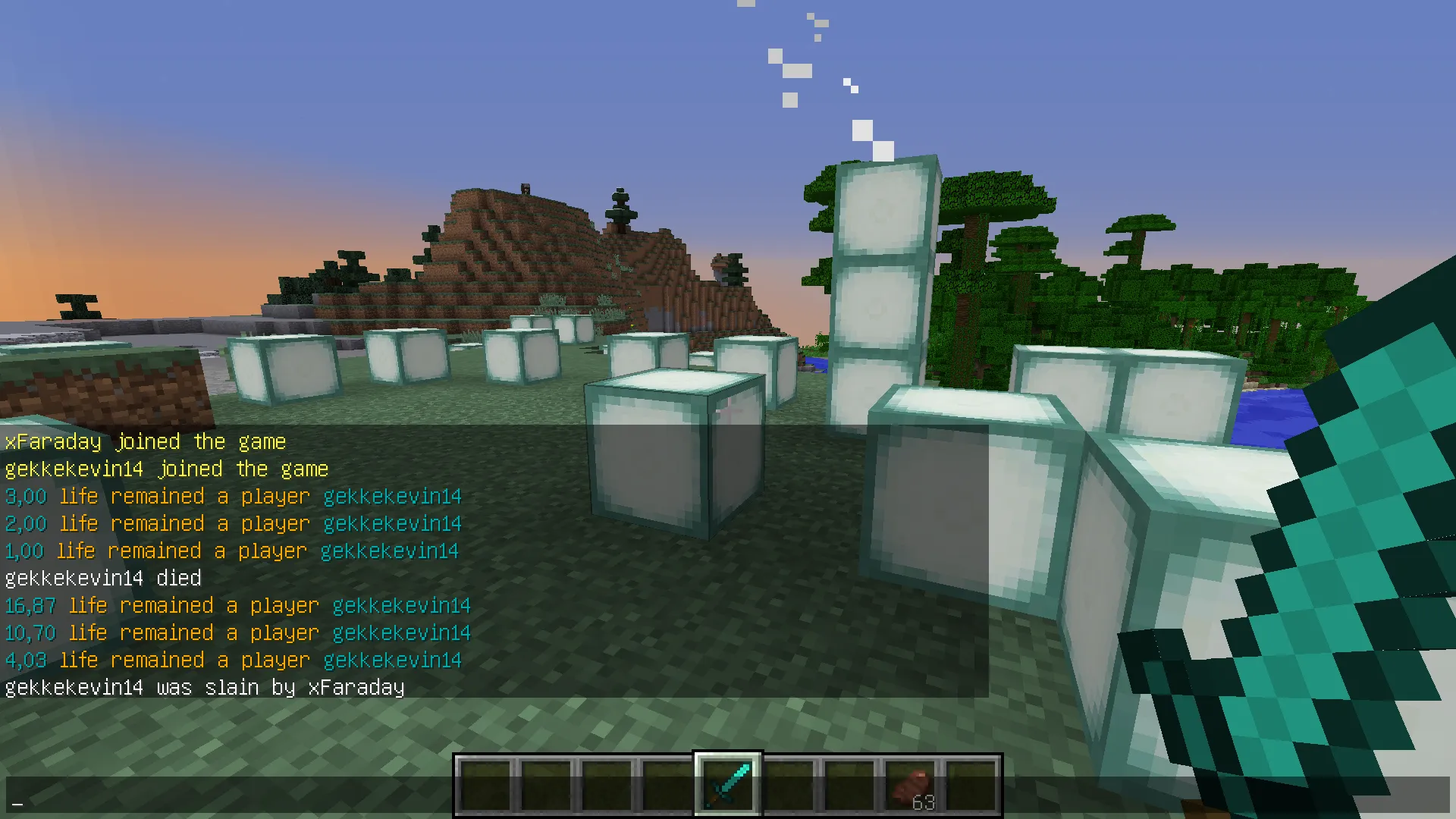 Show Damage In Chat  — скриншот 1 (Плагины, Minecraft)