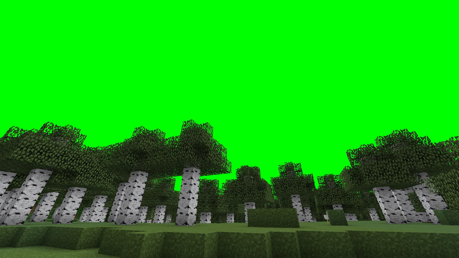 Green Screen Sky — скриншот 4 (Текстуры, Minecraft)