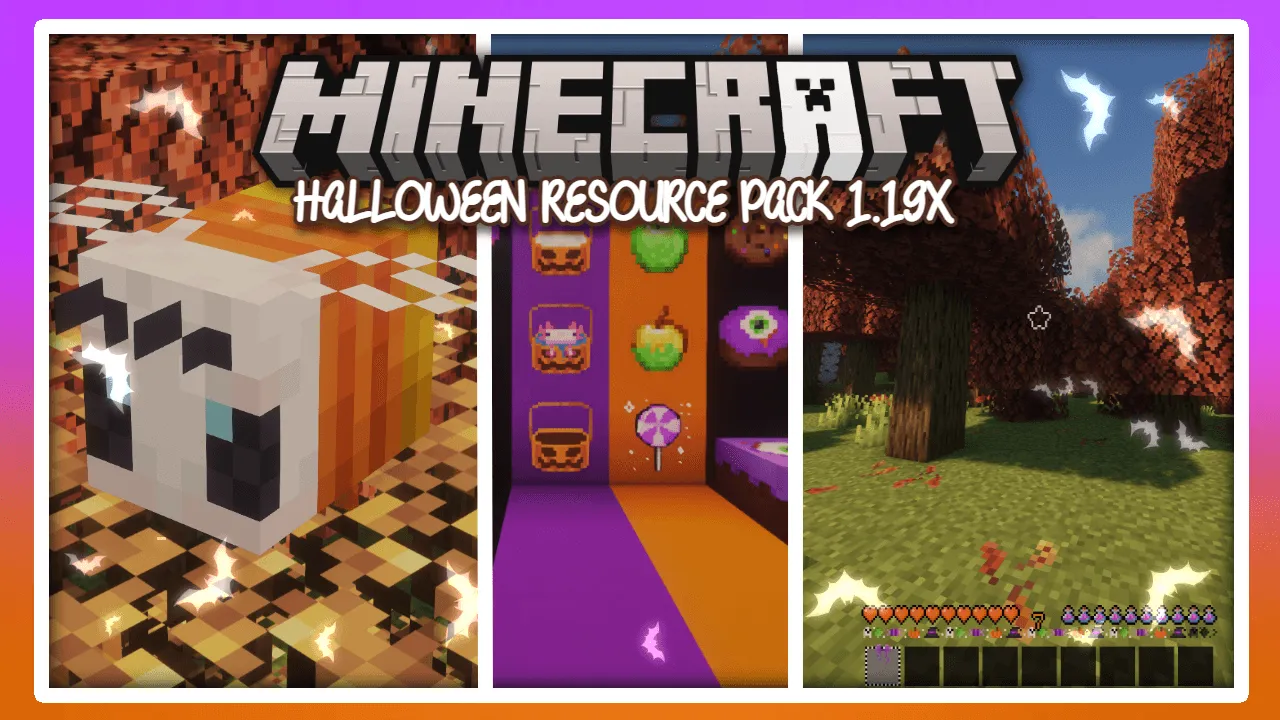 Halloween  Spooky GUI 1.19x — скриншот 1 (Текстуры, Minecraft)