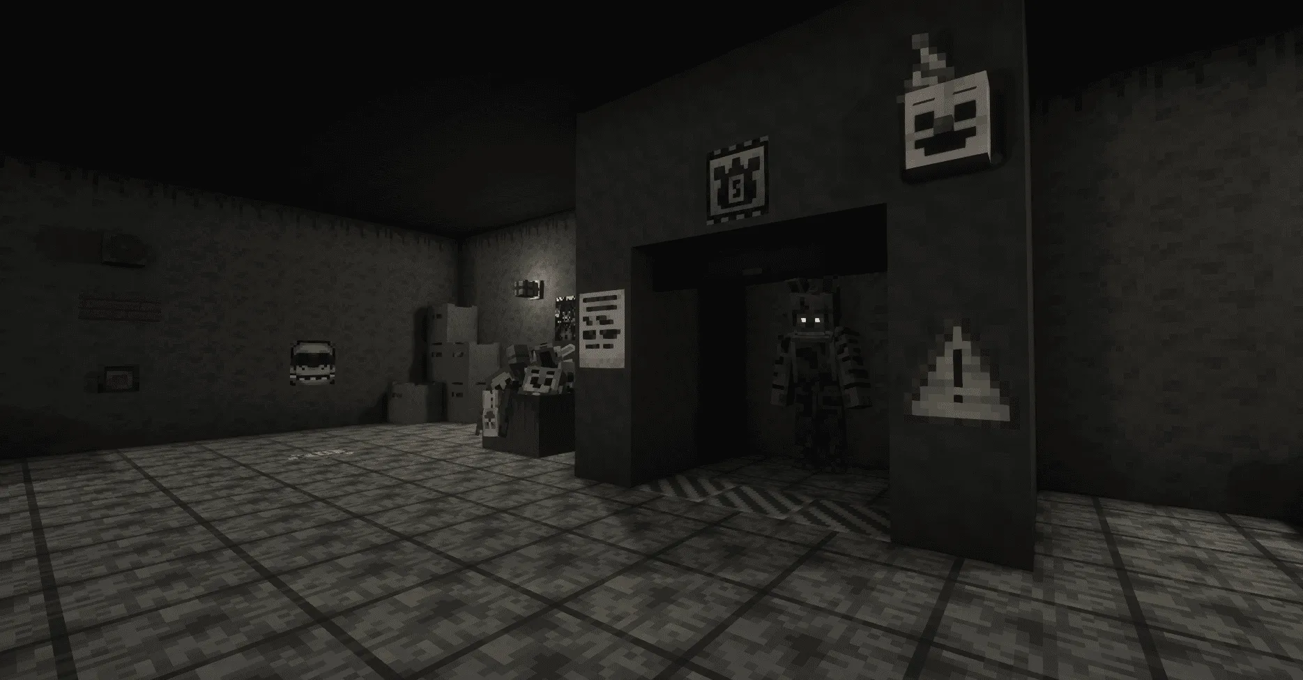 Five Nights at Pixels - The Movie — скриншот 1 (Модпаки, Minecraft)