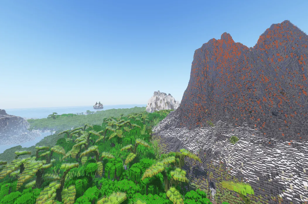 TaterLands - Treasure Island Survival 3096x3096 — скриншот 2 (Карты, Minecraft)