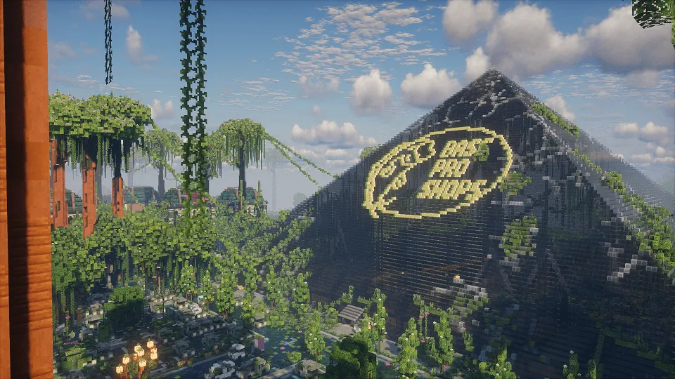 Mosslorn - 1000x1000 Abandoned Overgrown City with Lore, Карты, Minecraft