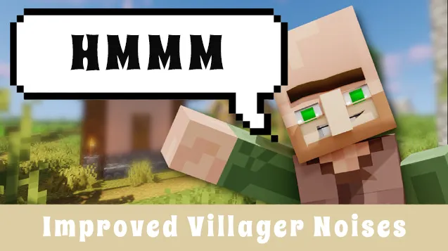 Improved Villager Noises — скриншот 1 (Текстуры, Minecraft)