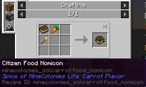 Spice of MineColonies Life: Carrot Flavor — скриншот 1 (Моды, Minecraft)