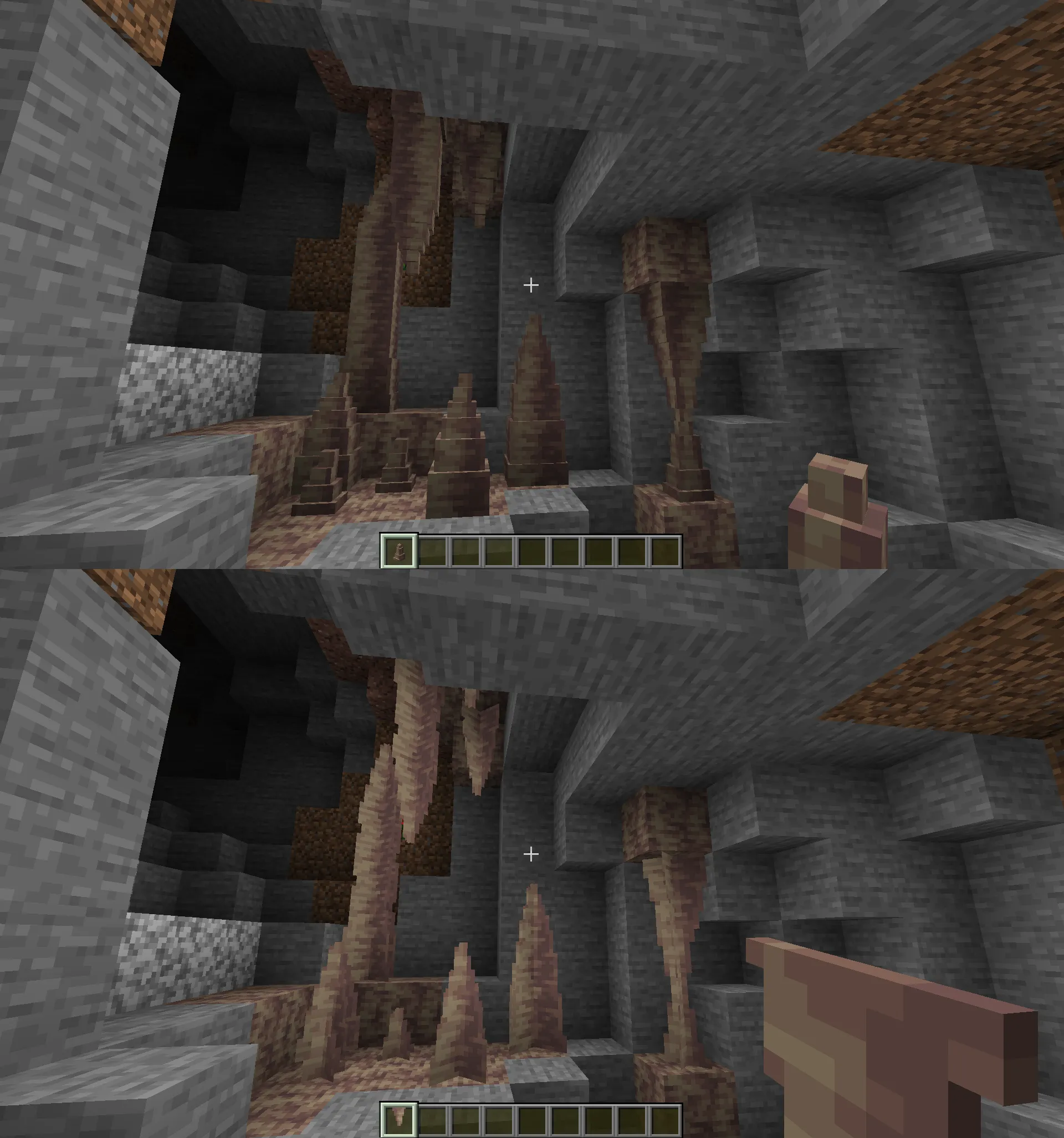 ZodaInk's 3D Pointed Dripstone — скриншот 1 (Текстуры, Minecraft)