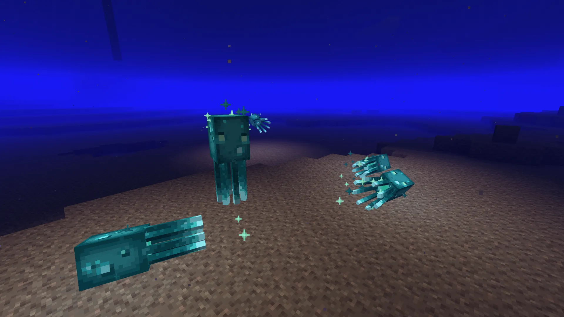 Animated Glow Squid — скриншот 1 (Текстуры, Minecraft)