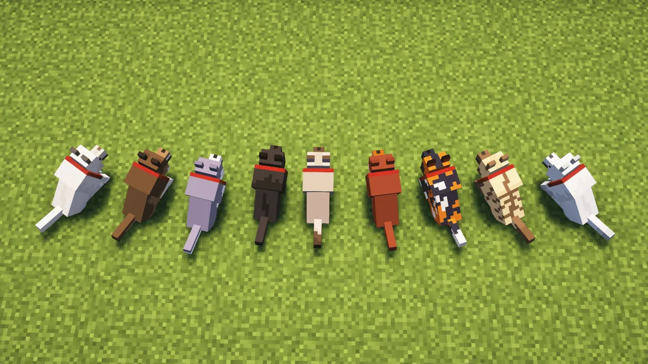 Flizo's Wolf Pack - Simplified Wolves — скриншот 3 (Текстуры, Minecraft)