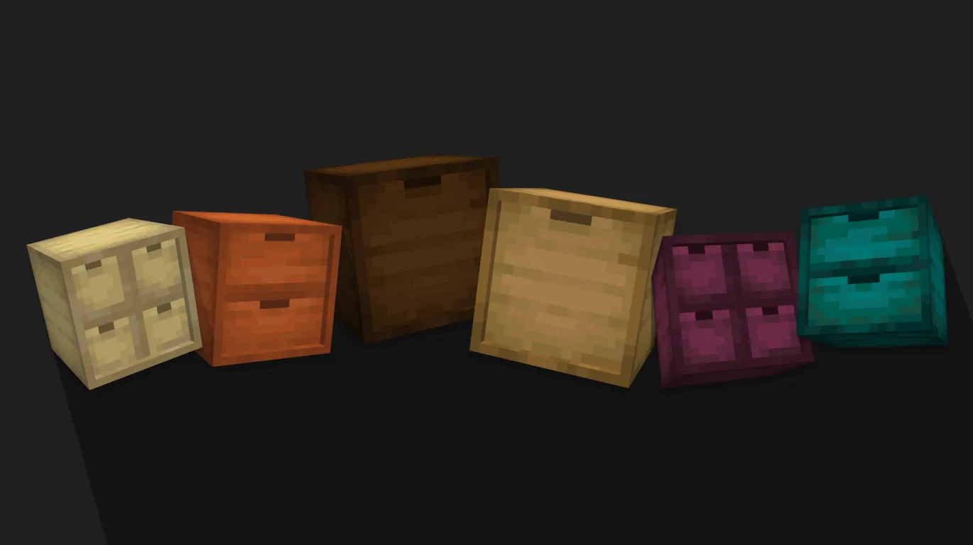 Smooth Drawers, Текстуры, Minecraft
