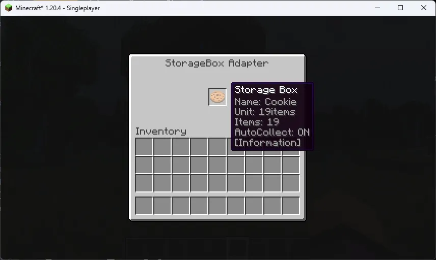 StorageBox Adapter — скриншот 3 (Моды, Minecraft)