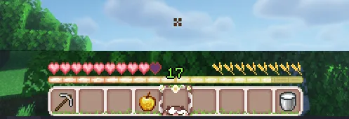 ChocoCow HUD — скриншот 2 (Текстуры, Minecraft)