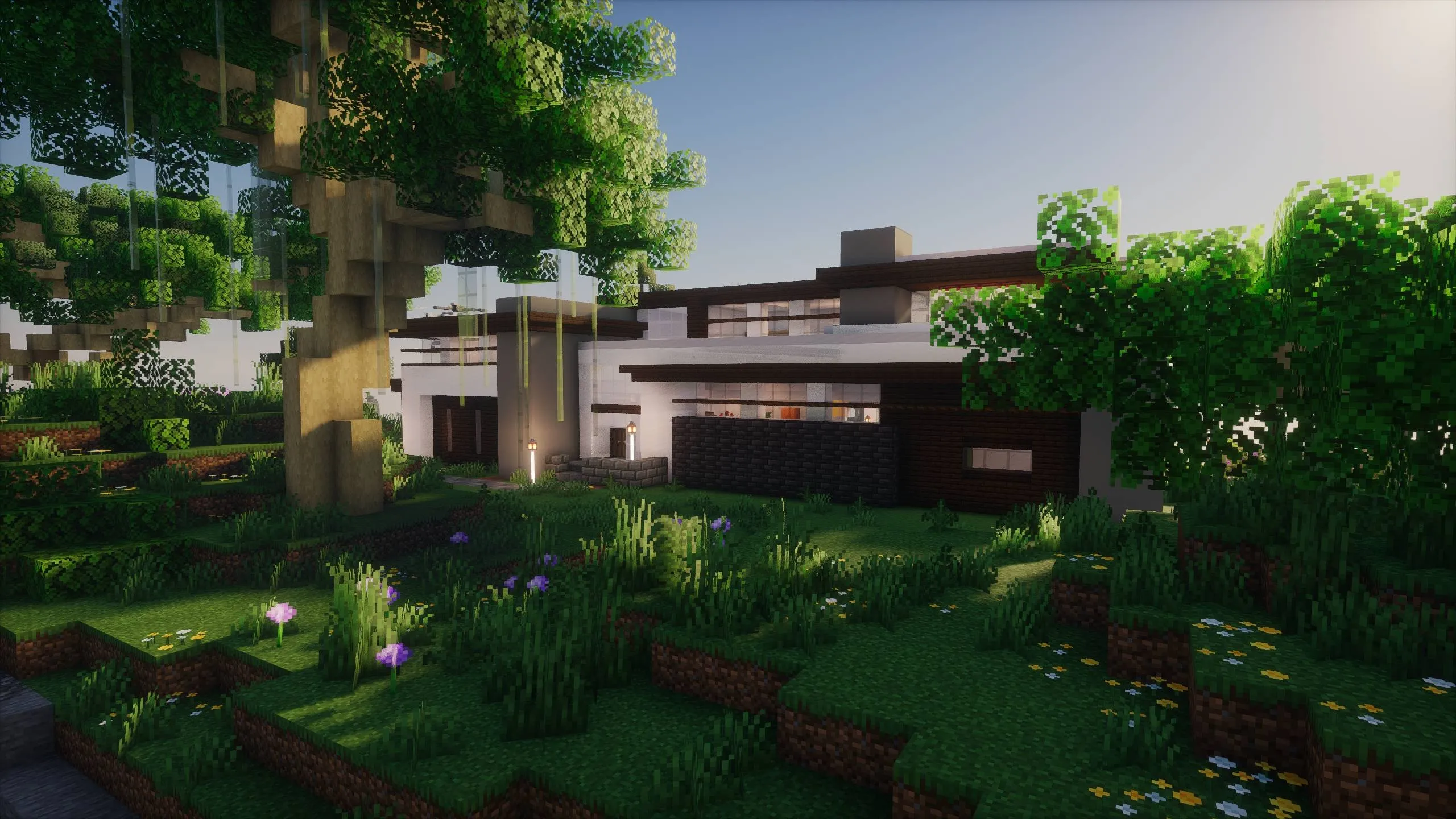 Modern Mansion - Survival Spawn — скриншот 10 (Карты, Minecraft)