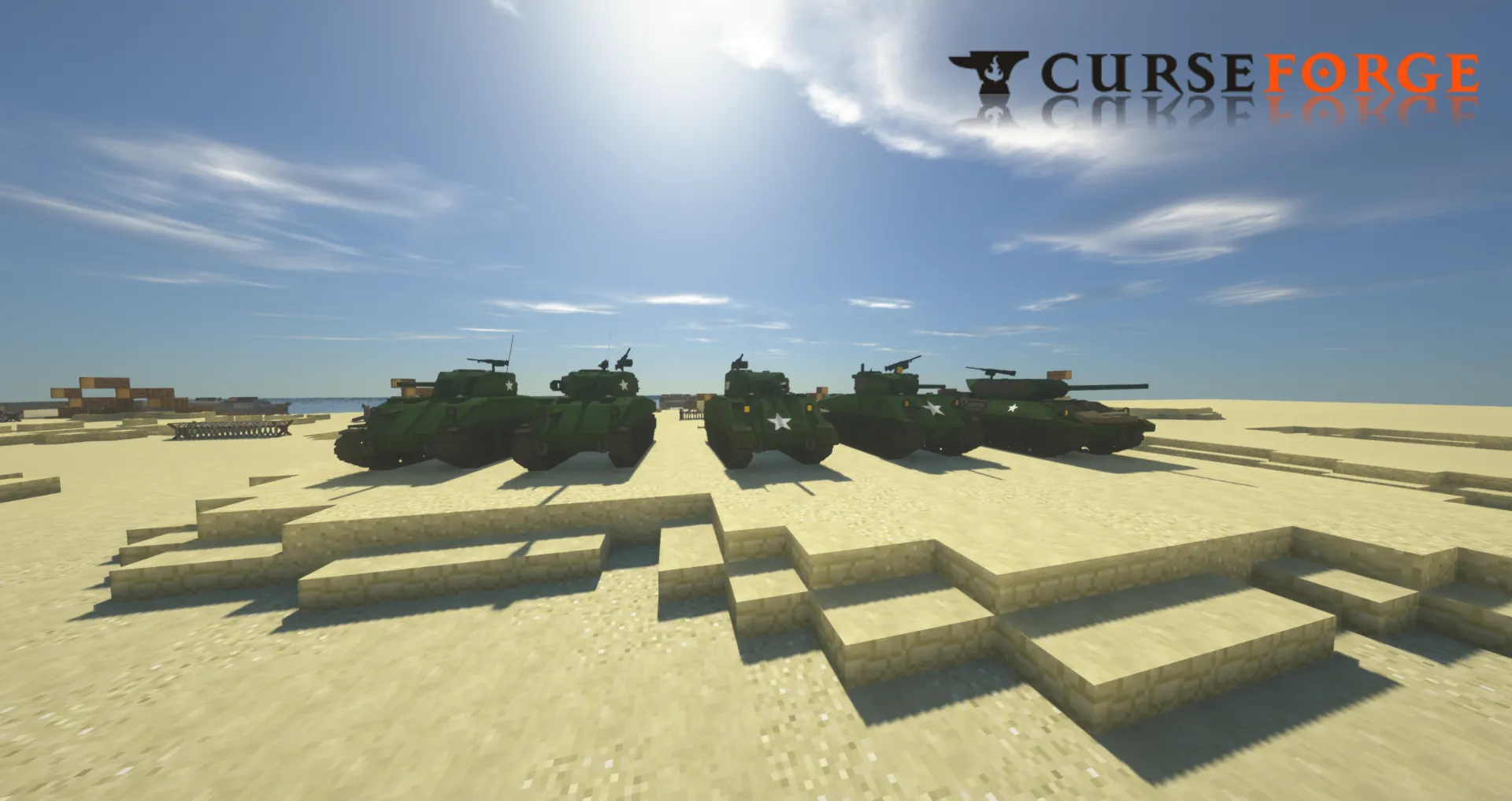 Warfare 44 Content Pack - Immersive Vehicles, Моды, Minecraft