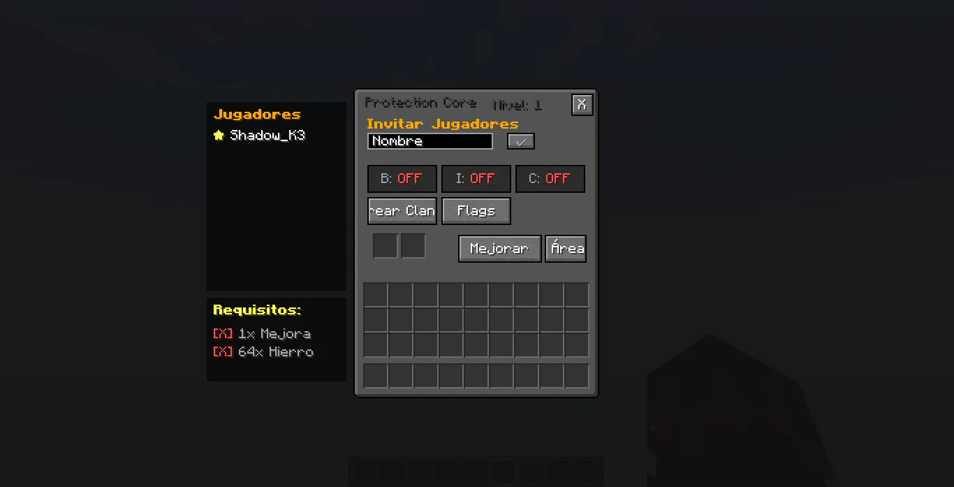 Protector Core, Моды, Minecraft