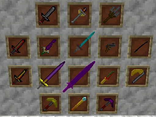 halerai: weapons and bosses, Моды, Minecraft