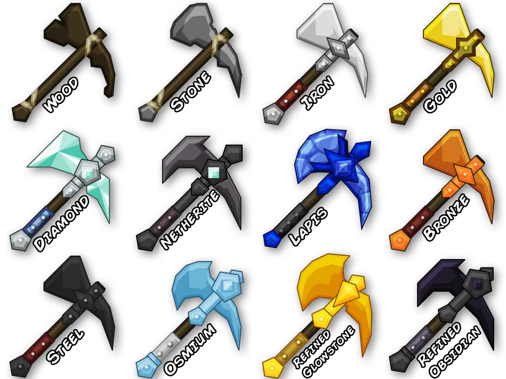 Mekanism Tools BDCraft, Текстуры, Minecraft