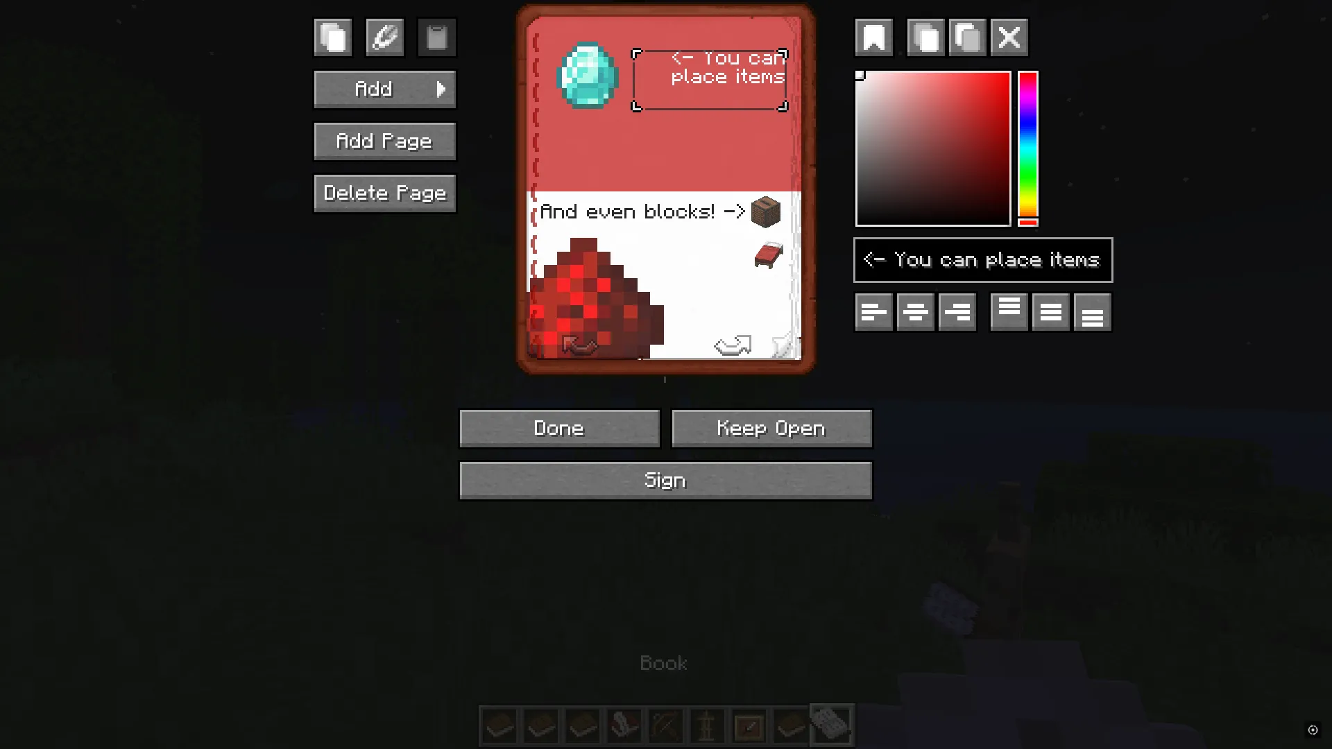 Advanced Book — скриншот 1 (Моды, Minecraft)