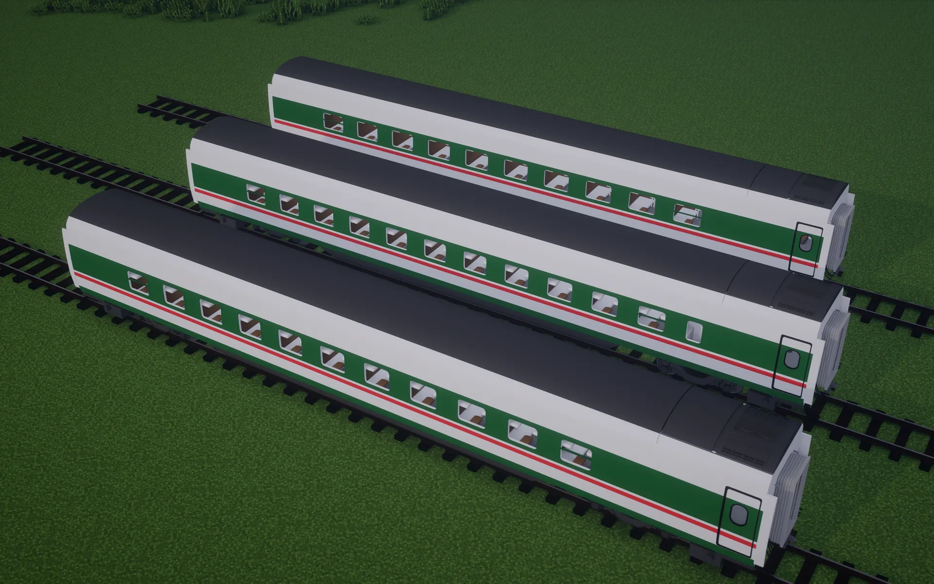 [IR/Immersive Railroading]China Railway CR200J "AD Calcium" EMU Train — скриншот 3 (Текстуры, Minecraft)