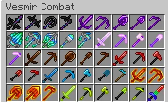 Vesmir: Tools and Ores, Моды, Minecraft