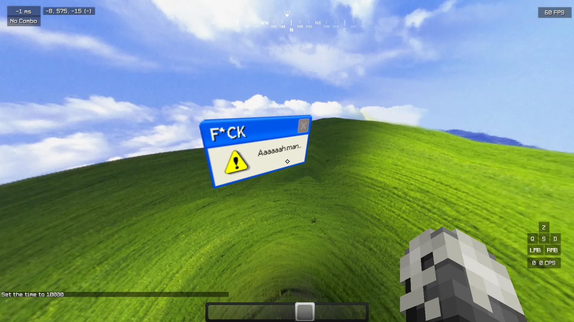 Windows xp sky overlay, Текстуры, Minecraft