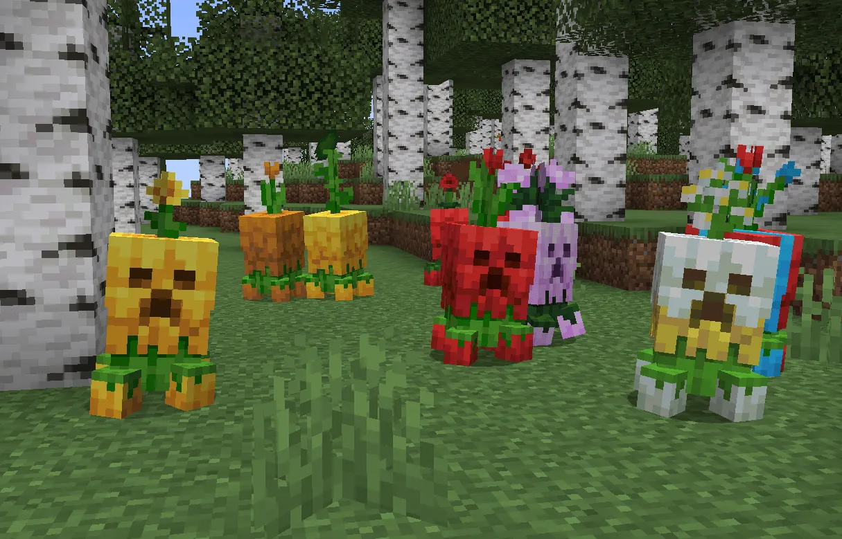 Floral Creeper — скриншот 1 (Текстуры, Minecraft)