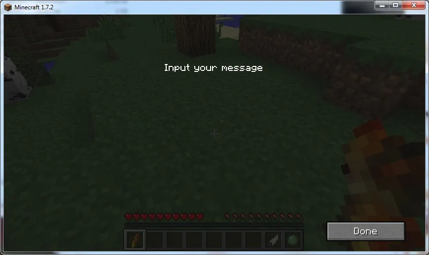 Dark Souls: Orange Soapstone, Моды, Minecraft