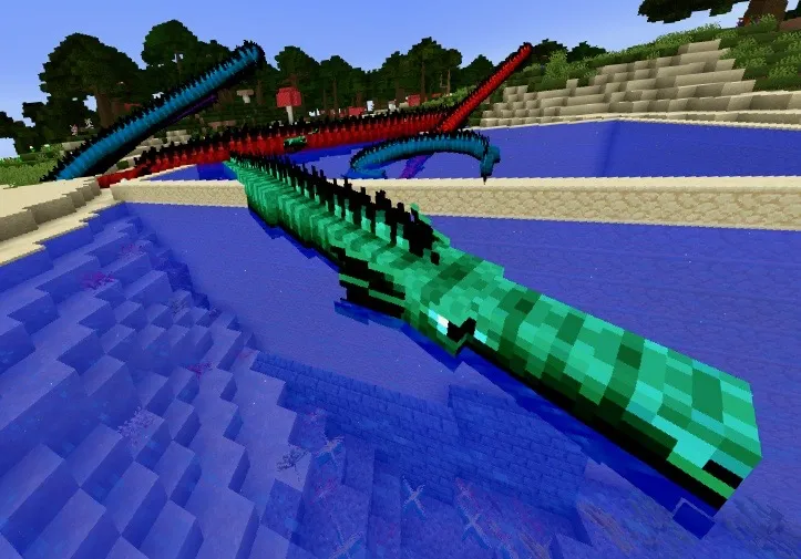 Neon Serpents — скриншот 1 (Текстуры, Minecraft)