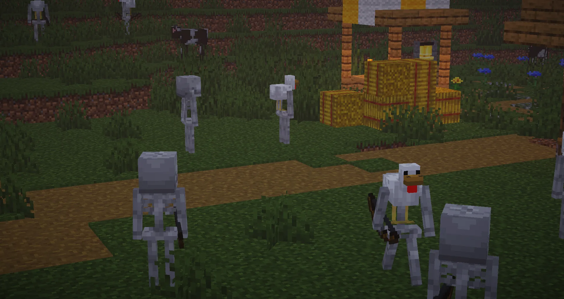 Cheletons - Chicken Skeletons — скриншот 1 (Текстуры, Minecraft)