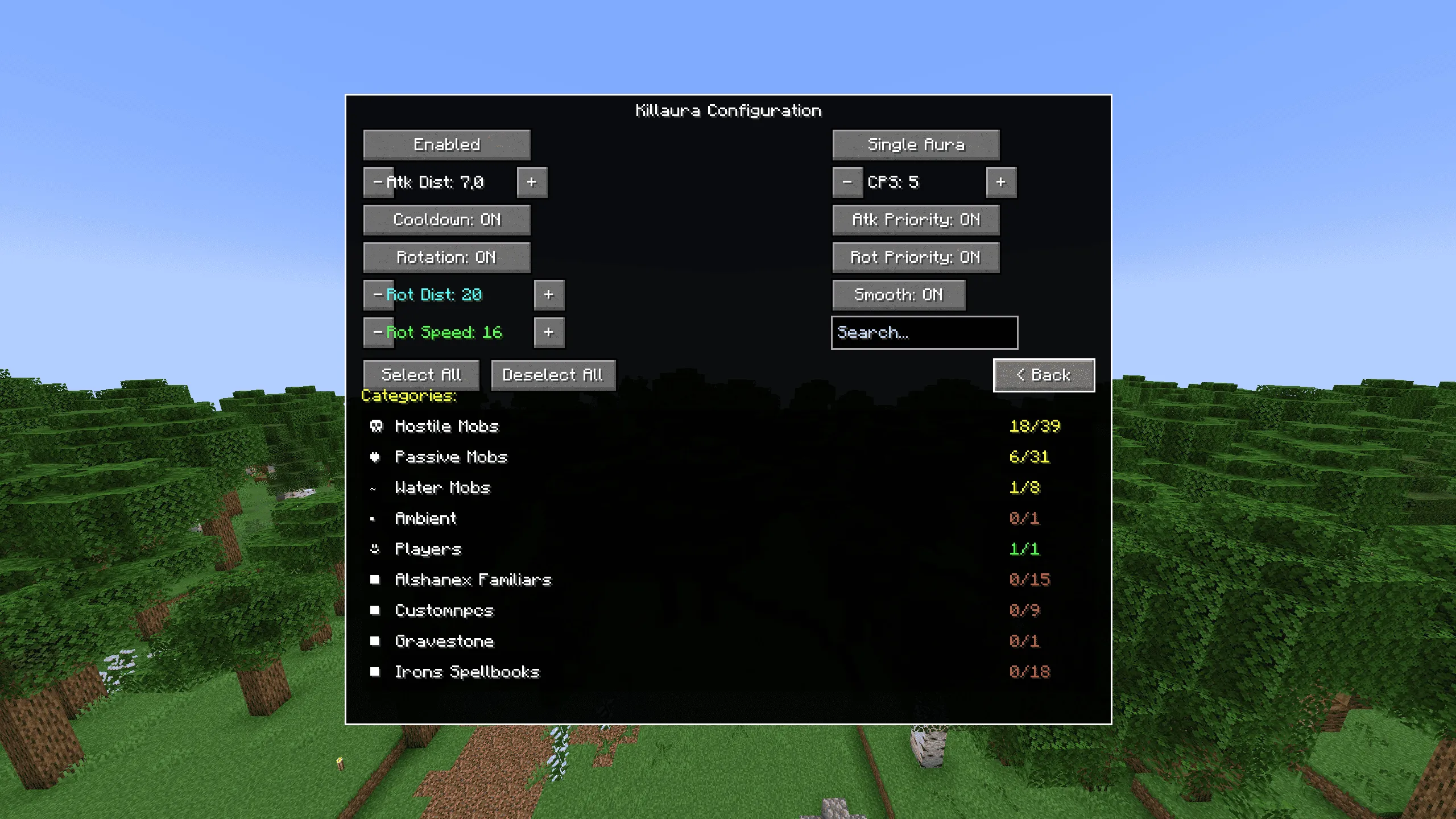 Killaura - Experimental Neoforge/Forge/Fabric, Моды, Minecraft