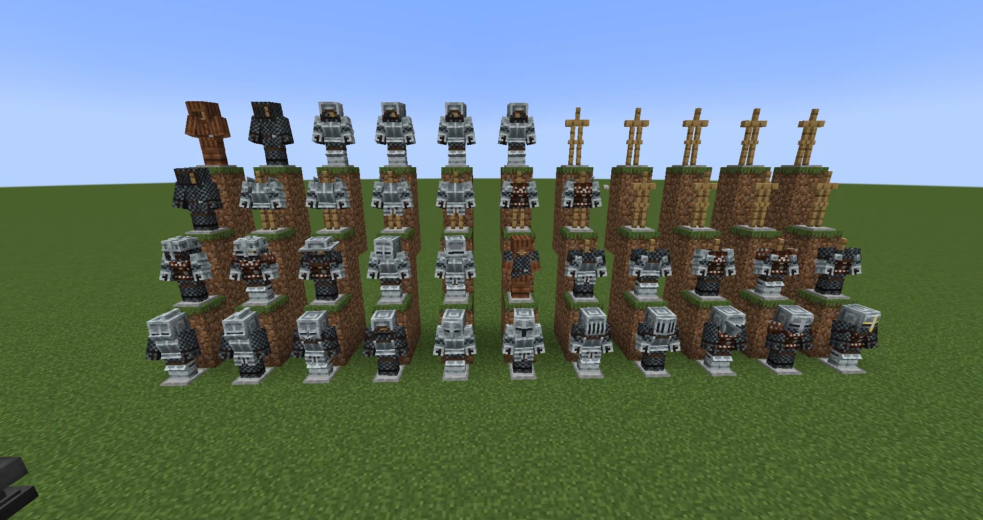 Medieval Expansion, Текстуры, Minecraft