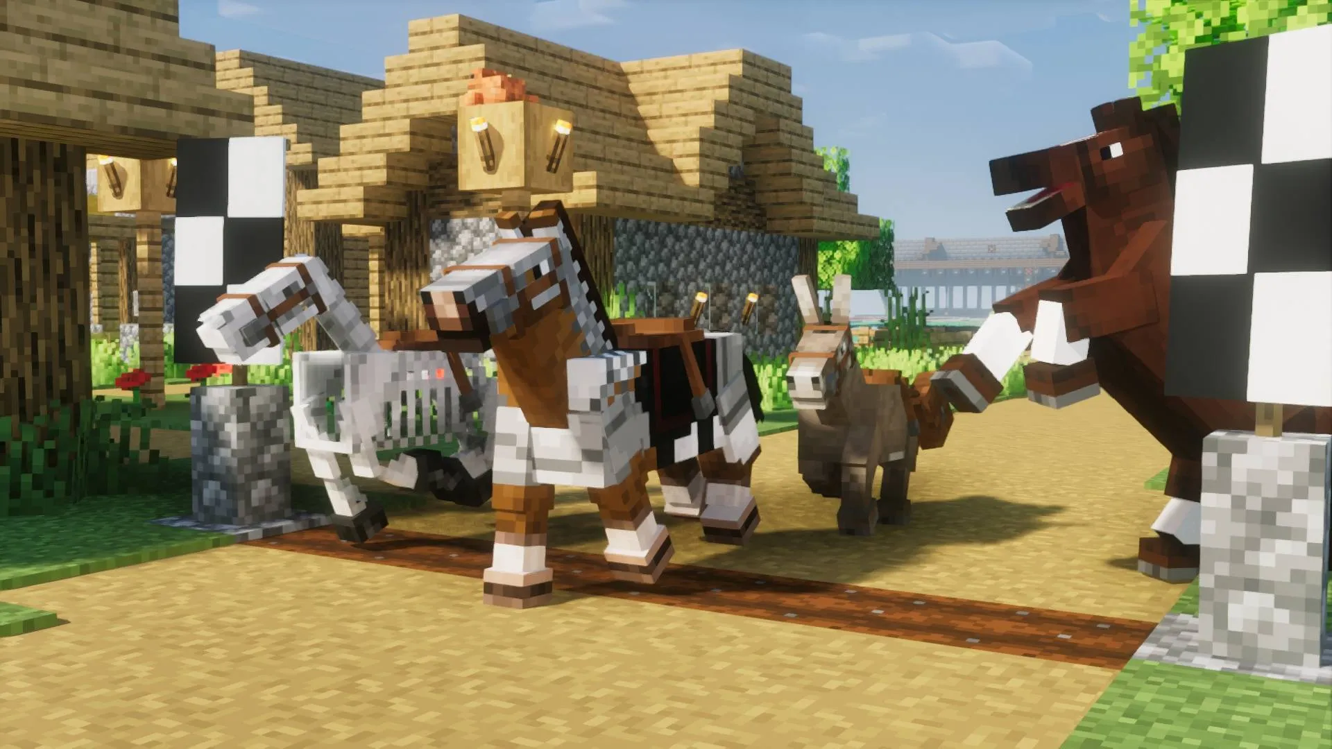 Fresh Animations: Classic Horses — скриншот 3 (Текстуры, Minecraft)