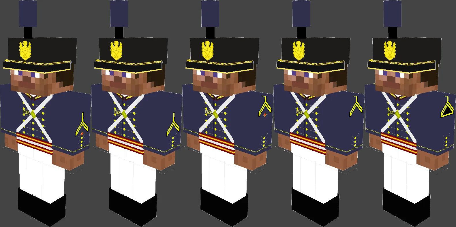 Expanded Military Cadet Uniforms — скриншот 6 (Моды, Minecraft)