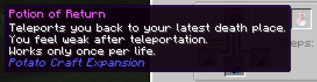 Potato Craft Expansion, Моды, Minecraft