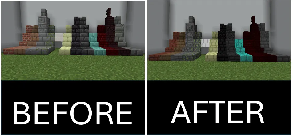 loomsss's Better Bricks, Текстуры, Minecraft