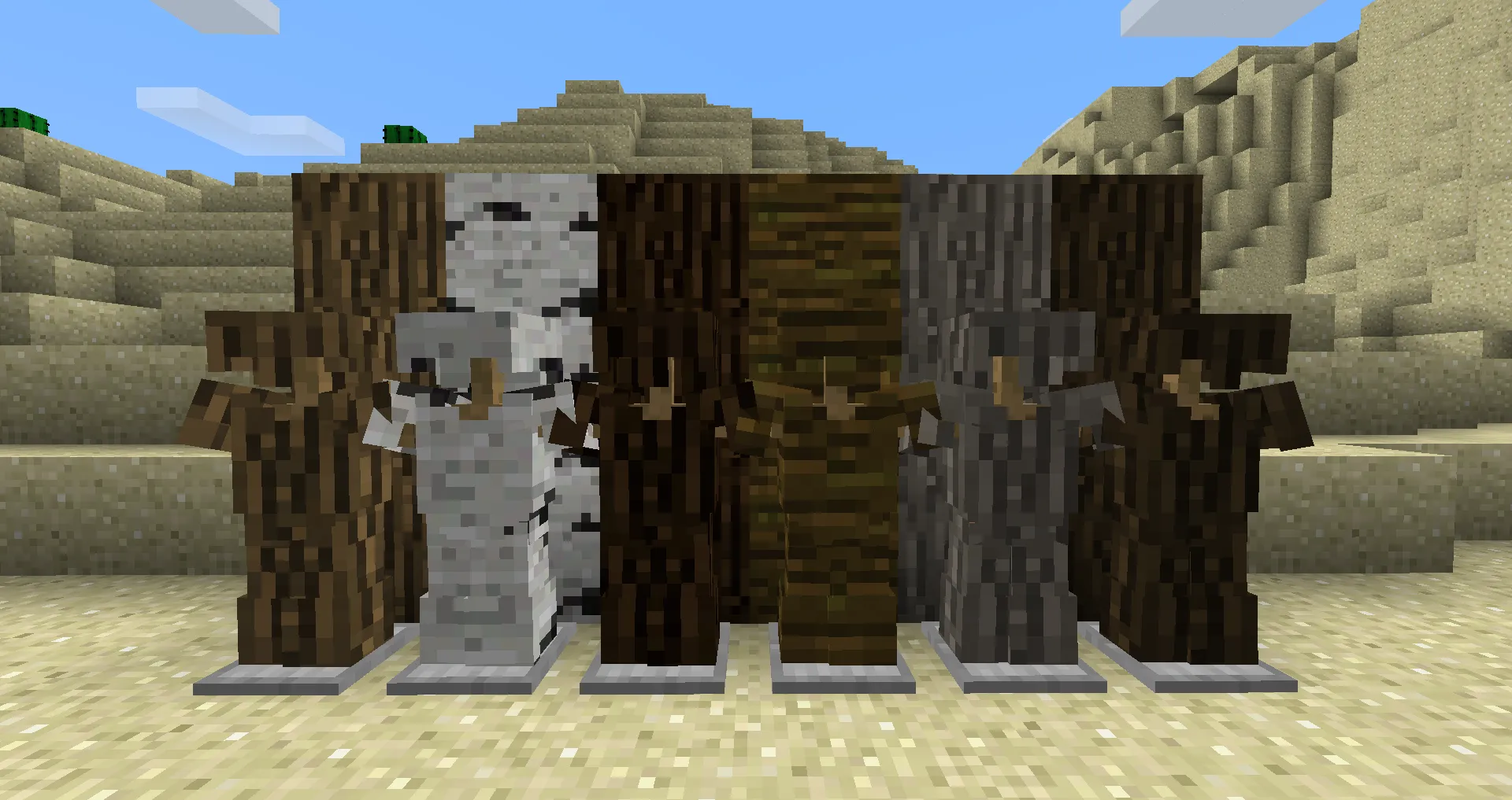 Wood Armors — скриншот 1 (Моды, Minecraft)
