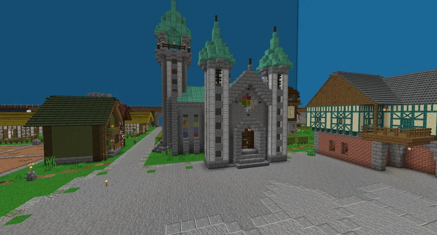 The Castle Ruins - Minecolonies Style — скриншот 5 (Аддоны, Minecraft)