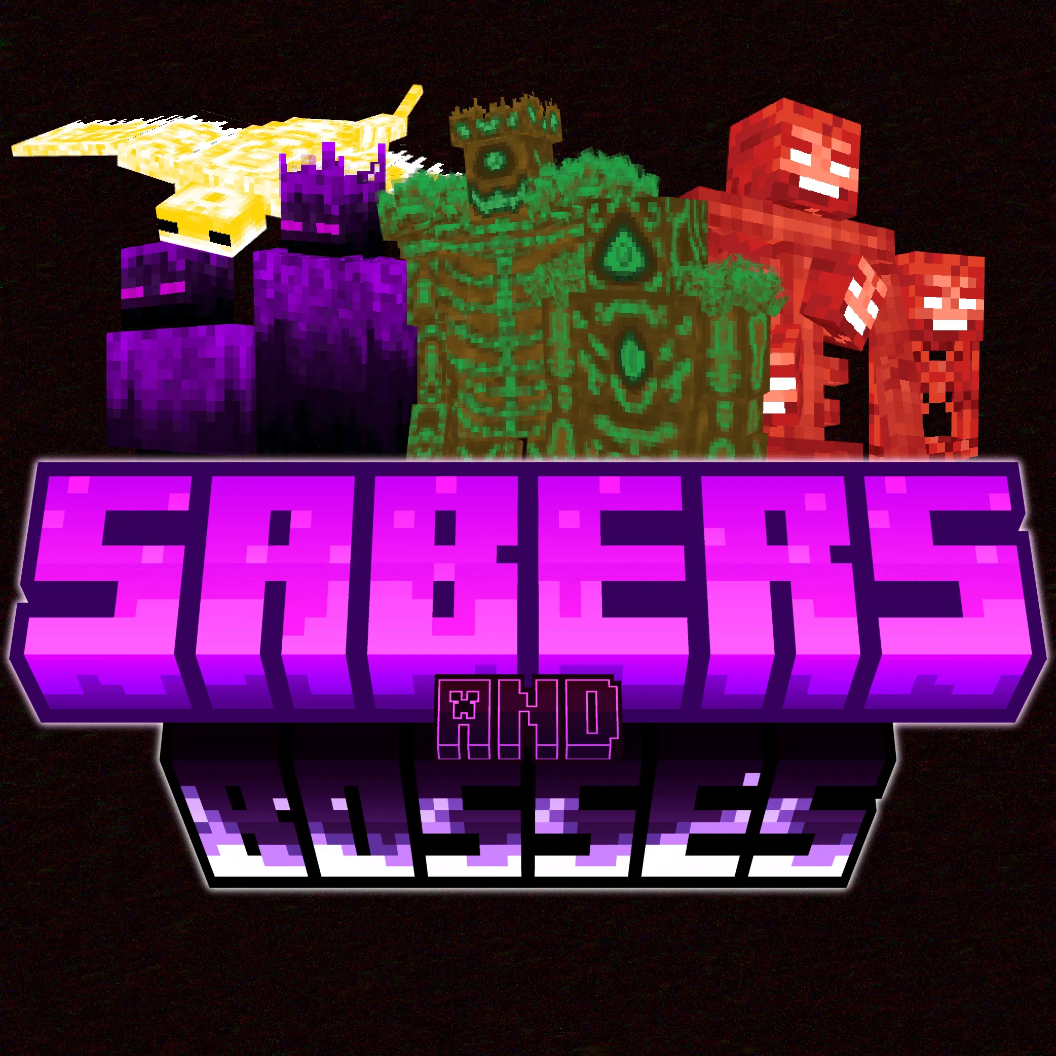 Sabers And Bosses — скриншот 1 (Моды, Minecraft)