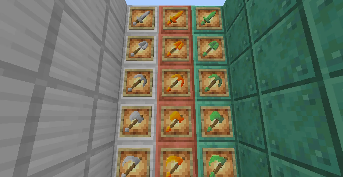 Lyrrian Weapons — скриншот 7 (Текстуры, Minecraft)
