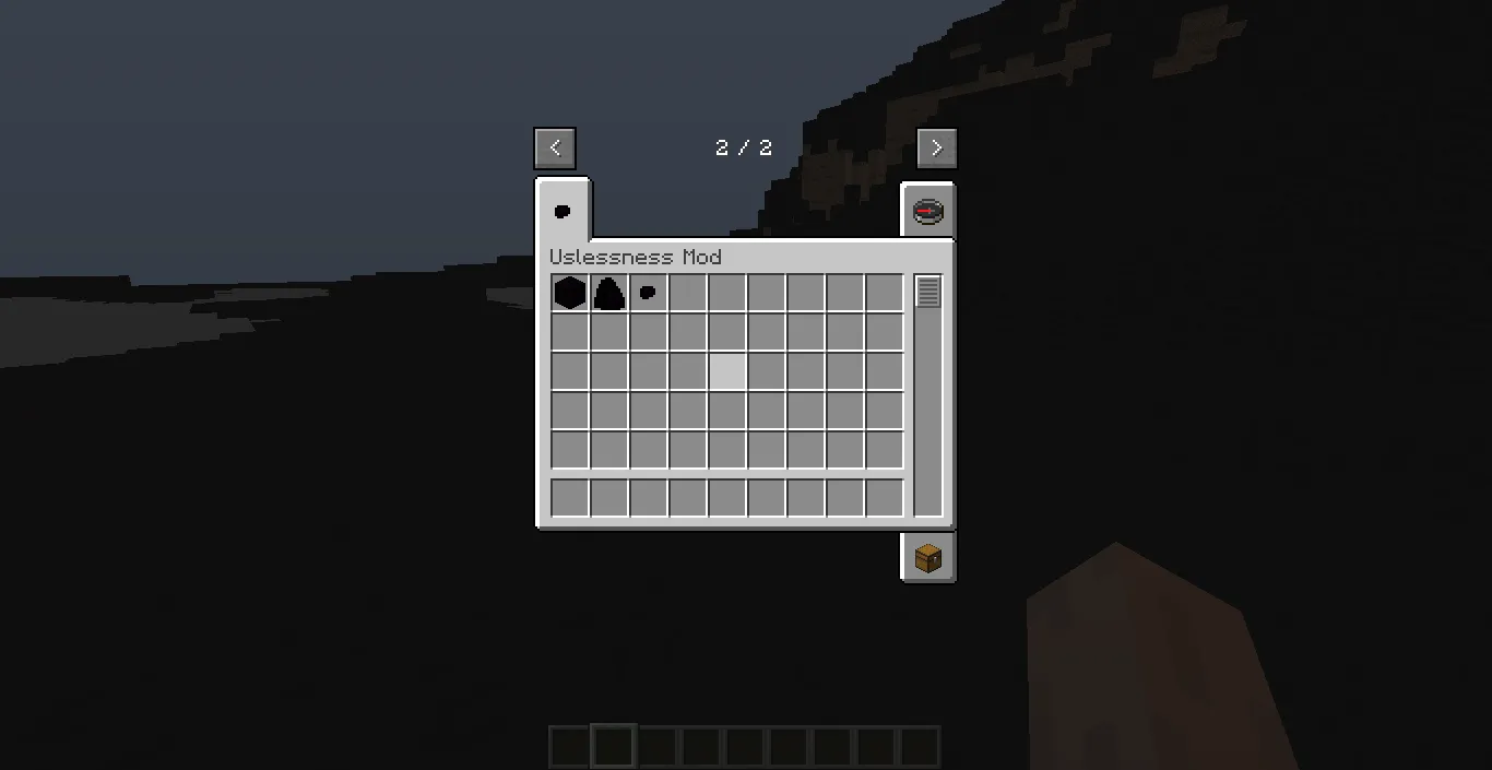 Uslessness Dimension, Моды, Minecraft