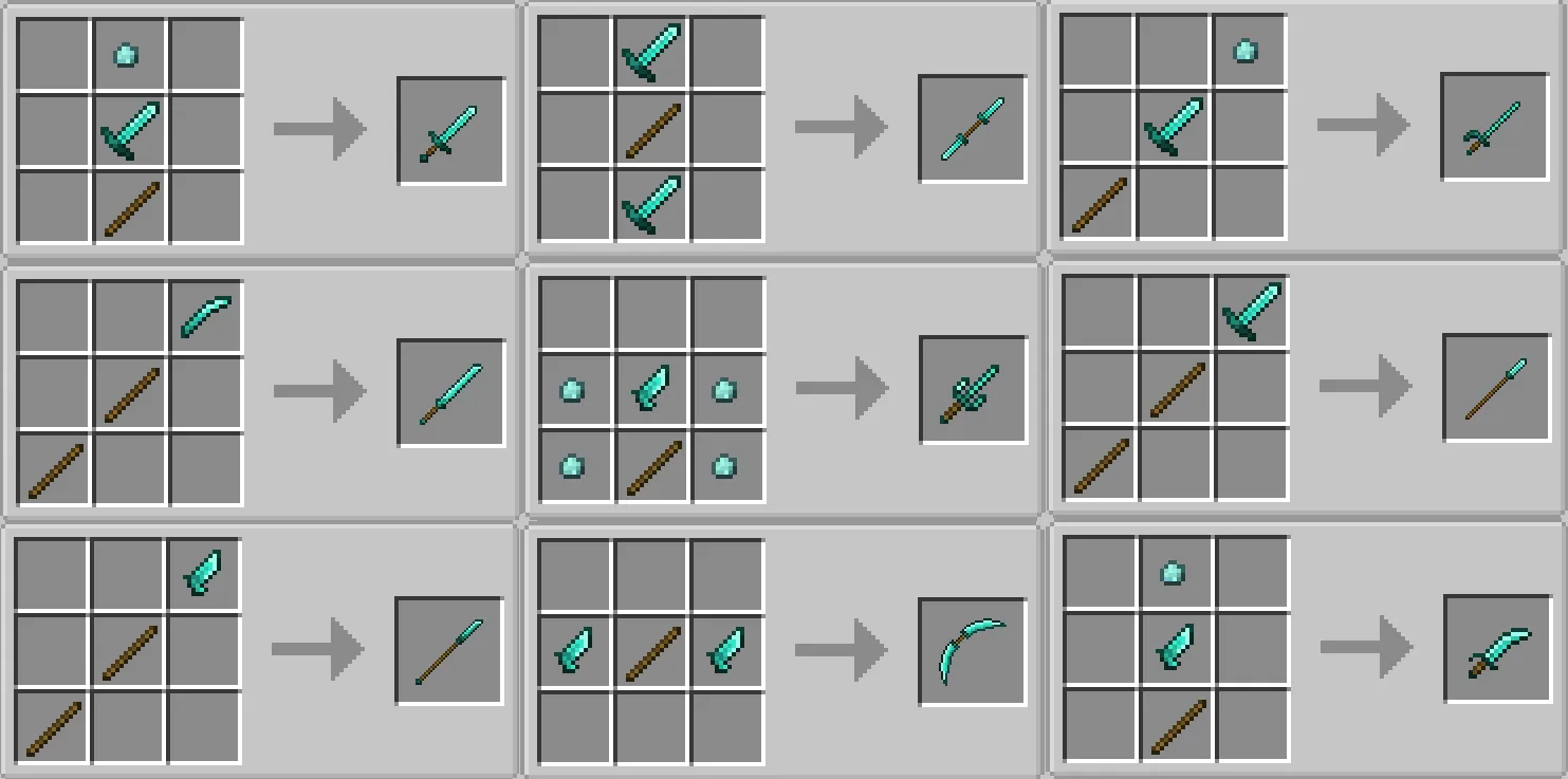 Create Weaponry x Simply Swords compability, Дата-паки, Minecraft