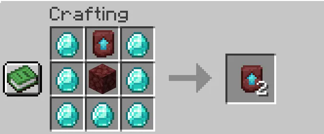 Netherite Template Recipe — скриншот 1 (Моды, Minecraft)