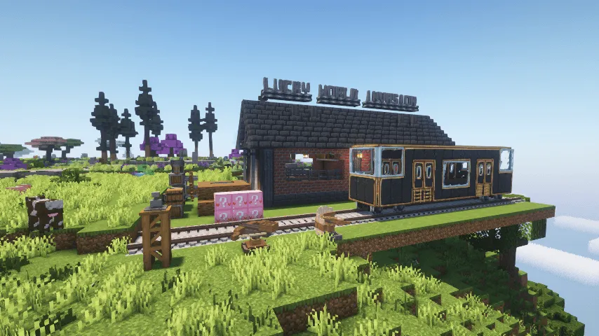 Lucky World Invasion - Survivor — скриншот 2 (Модпаки, Minecraft)