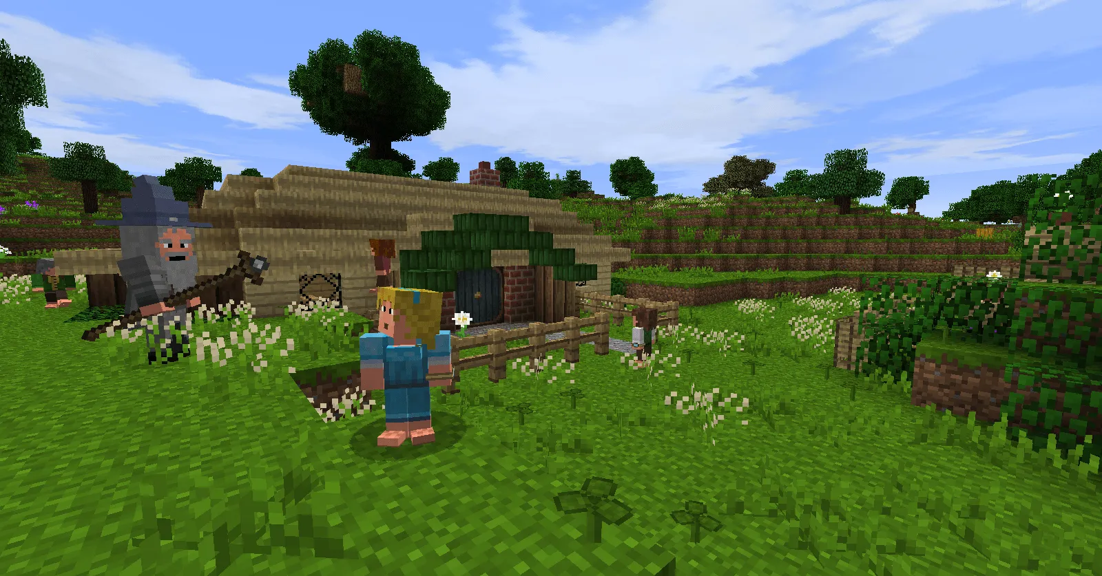 Jorney of MiddleEarth  - The Lord of the Rings - LOTR - Hobbit — скриншот 2 (Модпаки, Minecraft)