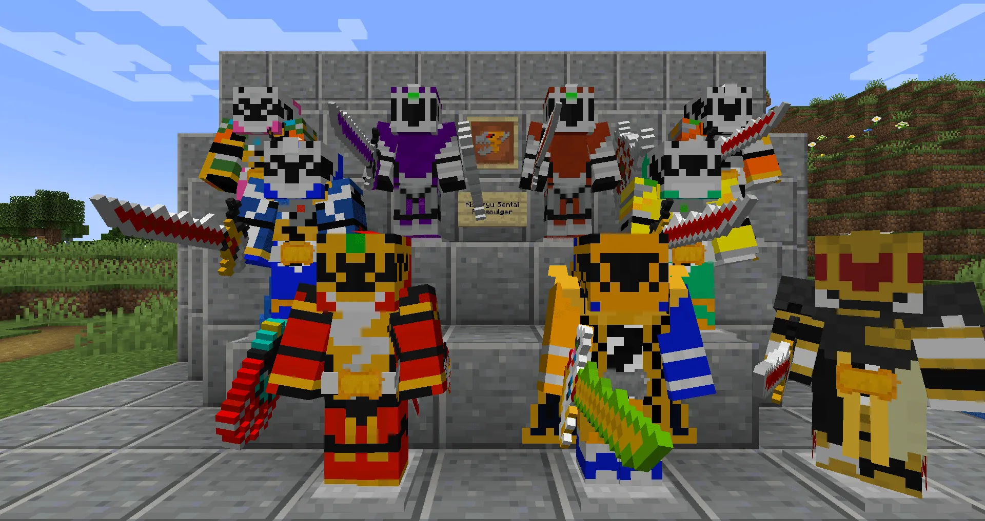 Super Sentai Craft, Моды, Minecraft