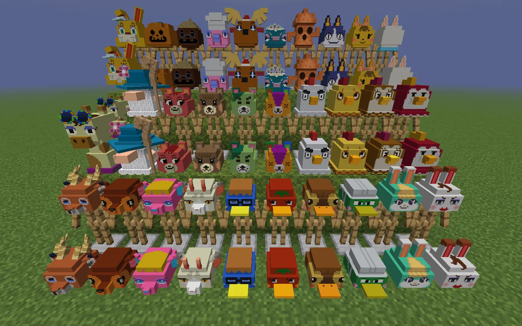 Animal Crossing Hats — скриншот 4 (Текстуры, Minecraft)