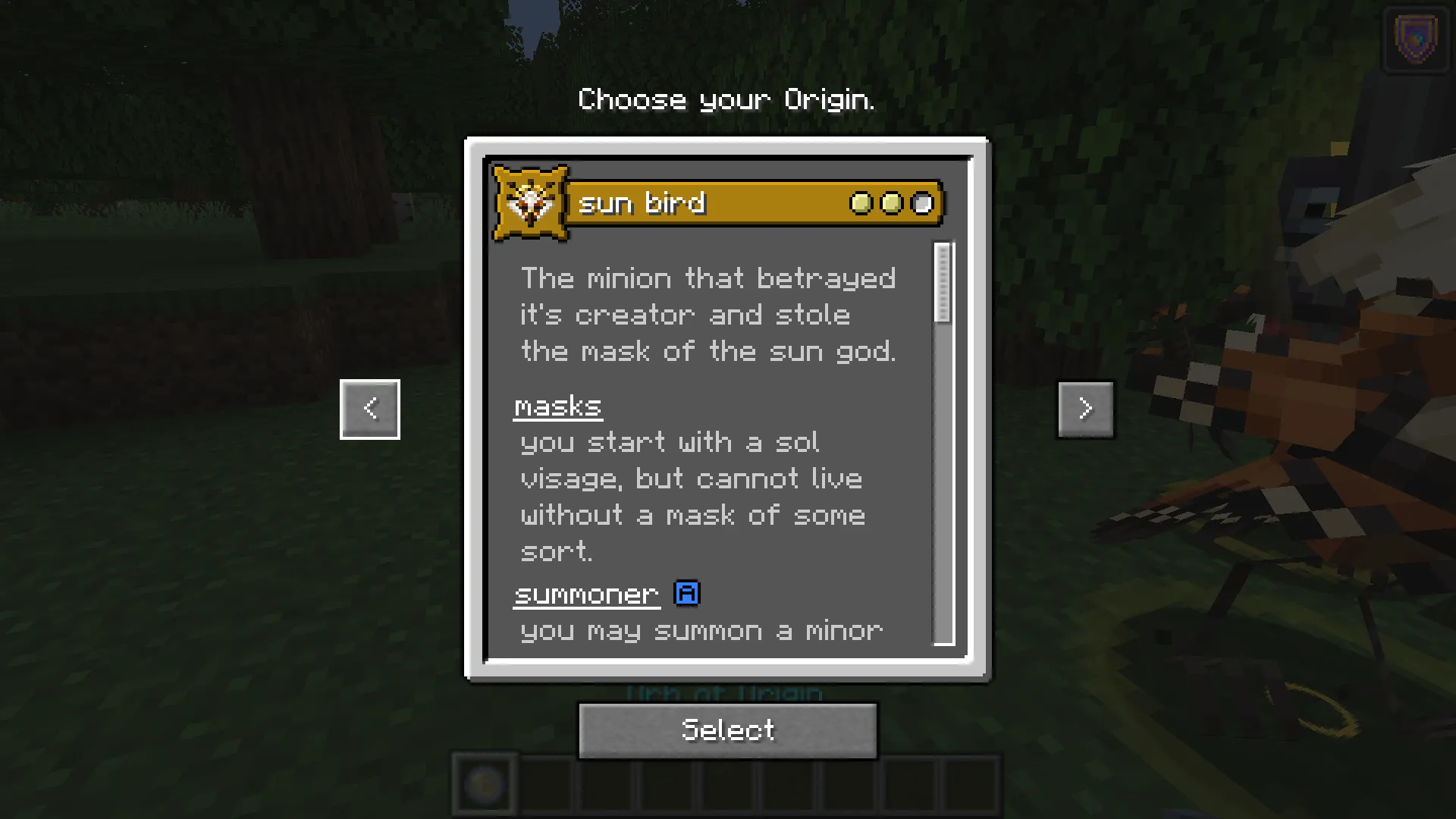 umvuthi origin — скриншот 2 (Моды, Minecraft)