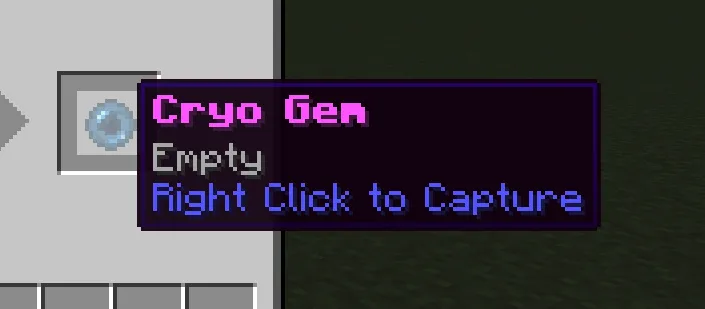 The Cryo Gem, Моды, Minecraft