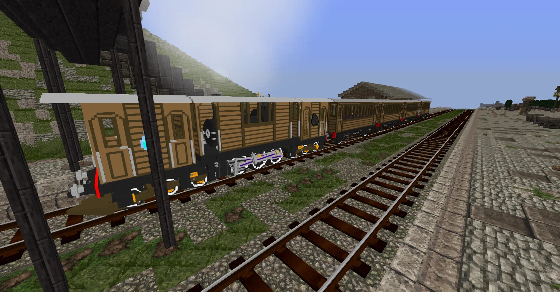 [Immersive Railroading] Shaded's Custom Voxel Train Pack REBORN — скриншот 1 (Текстуры, Minecraft)