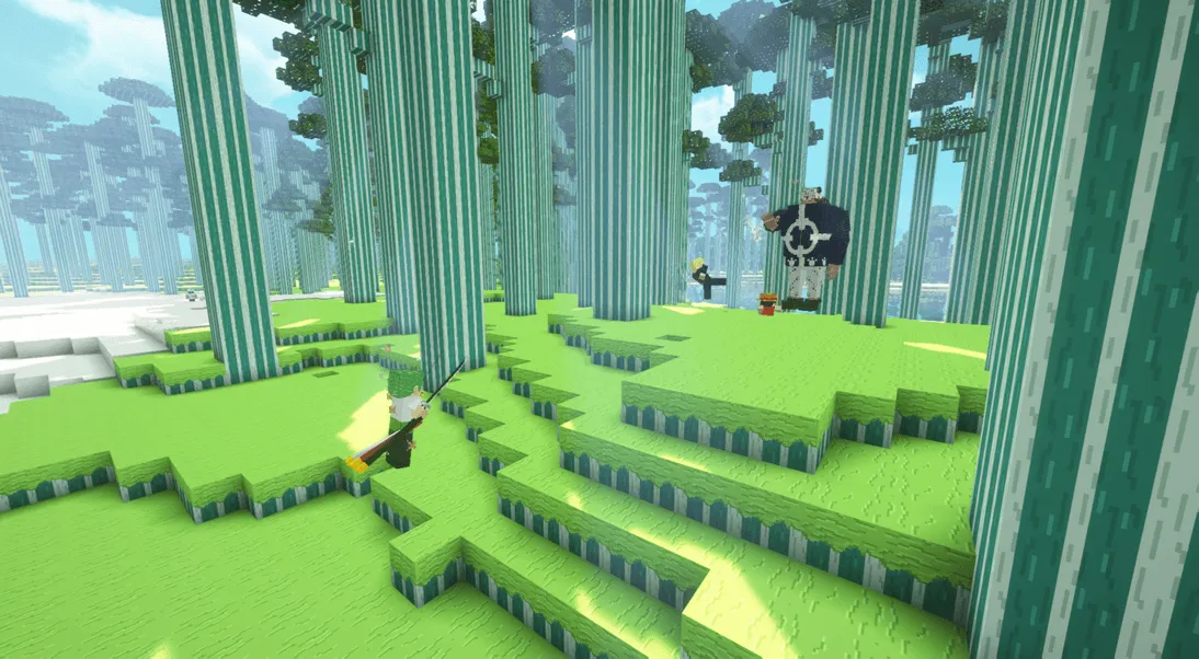 One Piece - Romance Dawn (Mine Piece) — скриншот 3 (Модпаки, Minecraft)